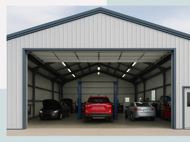 Ангары из сэндвич панелей от 612 руб. в Глазов