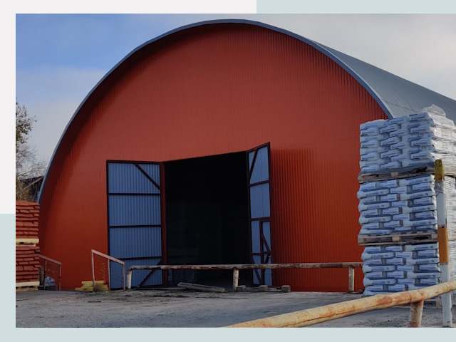 Полукруглые ангары по цене от 612 руб. в Глазов