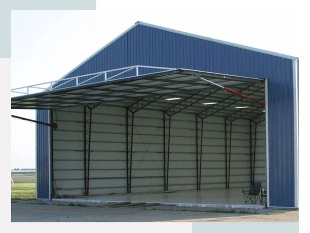 Прямо стенные ангары в Глазове