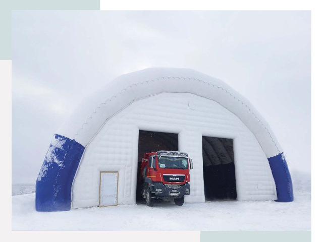 Мобильные ангары в Глазове