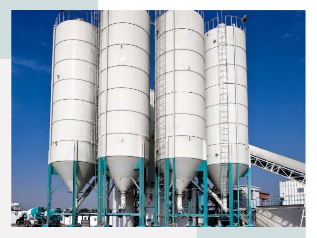Строительство цементных силосов в Глазове