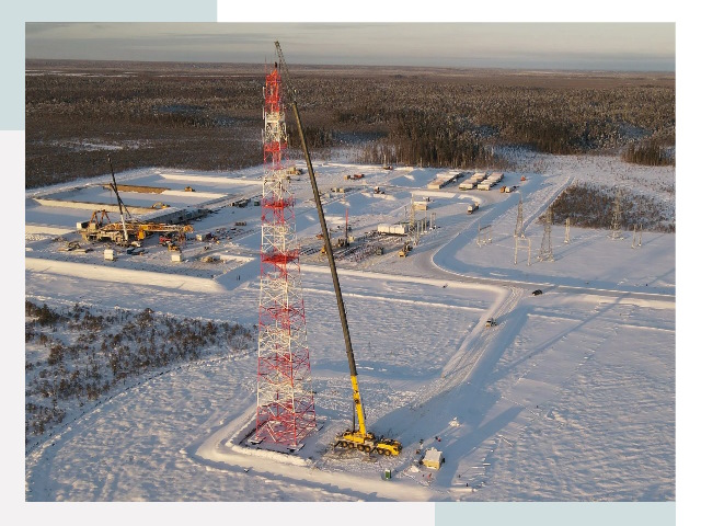 Мачты связи в Глазове