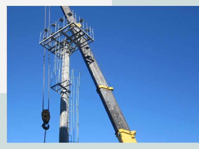 Монтаж осветительных мачт в Глазов от 612 руб.