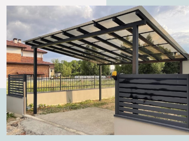 Металлические навесы в Глазов от 612 руб. за м²