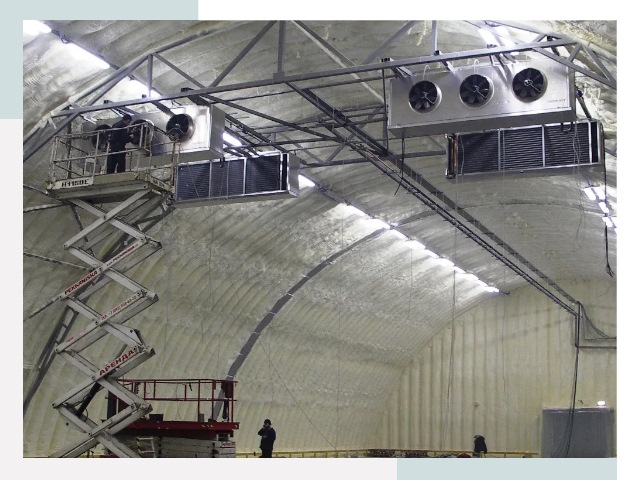 Оснащение ангаров в Глазове