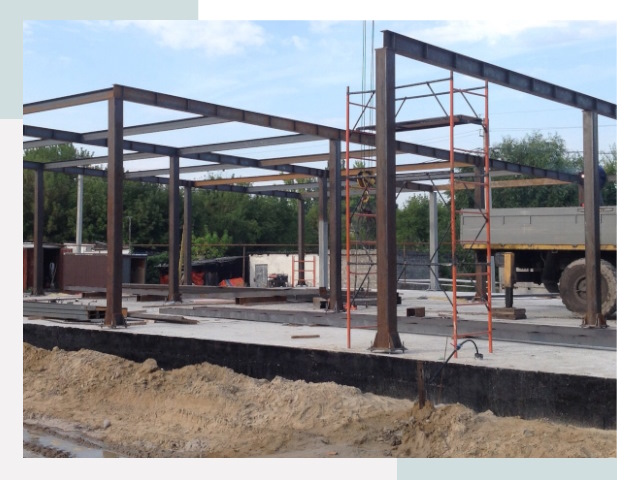 Фундамент для ангаров в Глазове