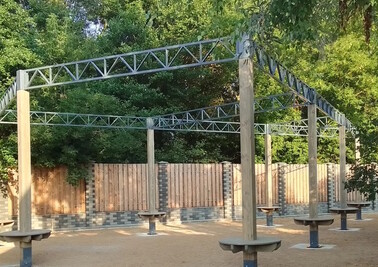 Терраса из металлоконструкций под ключ, проектирование, изготовление и монтаж от СтальСтрой-Глз